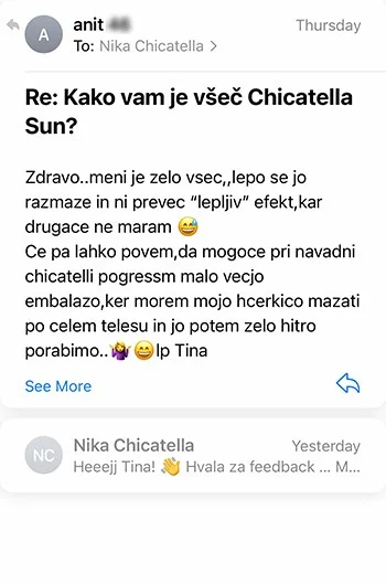 Review krema za sončenje Tina